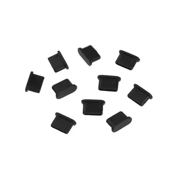 Заглушка Type-c, чёрный, пластик, набор 10 шт