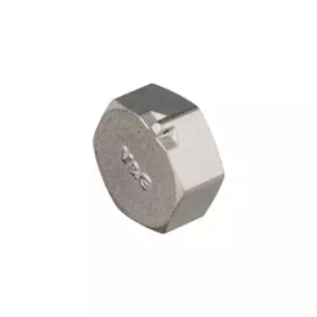 Заглушка Valogin V G-207202, 3/4", внутренняя резьба, никелированная латунь
