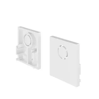 Заглушки для накладного низкопрофильного шинопровода Exility 2 шт, белый