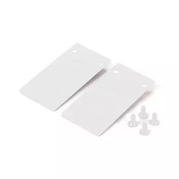 Заглушки для накладного шинопровода, 2 шт., Elektrostandard, Slim Magnetic, цвет белый