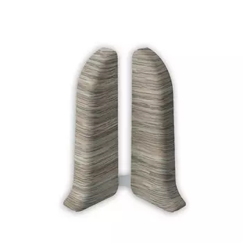 Заглушки (левая/правая) Лексида 55мм Дуб снежный (1пара/блистер)