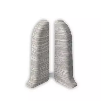 Заглушки (левая/правая) Лексида 55мм Ясень белый (1пара/блистер)