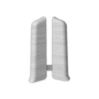 Заглушки (левая/правая) Лексида 80мм Акация белая (1пара/блистер)