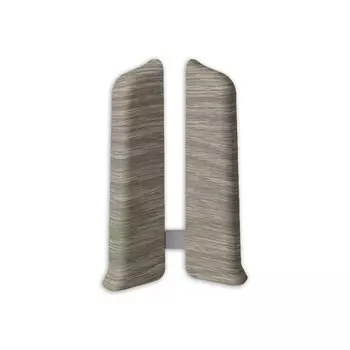 Заглушки (левая/правая) Лексида 80мм Ясень серый (1пара/блистер)