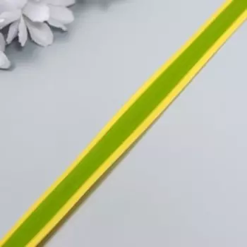 Заготовка для изготовления листьев 15х800 мм, желто-зеленый