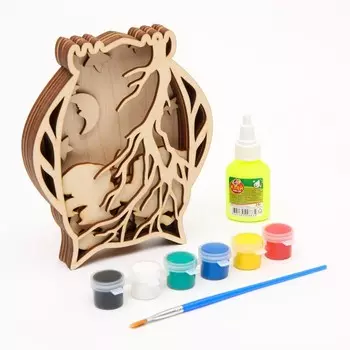 Заготовка для росписи 3D "Сова", 17 х 14.5 см