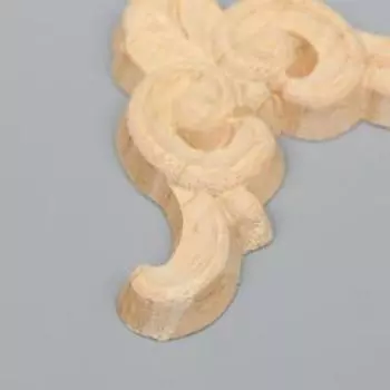 Заготовка для росписи дерево "Декоративный элемент - Вензель" JH7 6х6 см