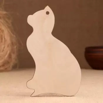 Заготовка для творчества "Доска разделочная Кошечка", 20х13 см