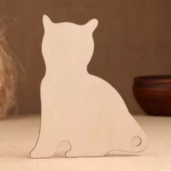 Заготовка для творчества "Доска разделочная Кошка", 18,5х15 см