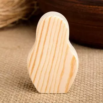 Заготовка для творчества "Матрешка", 4х6,4х1,2 см