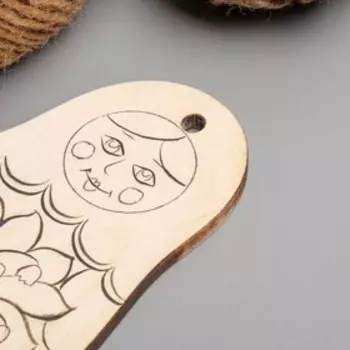 Заготовка для творчества «Матрёшка с ландышами»