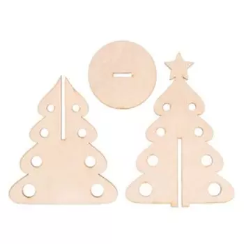 Заготовка для творчества «Пушистая ёлочка»