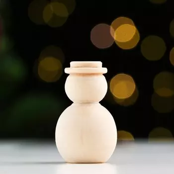 Заготовка для творчества Снеговик, 5х3 см