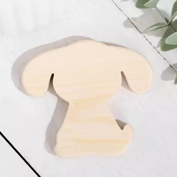 Заготовка для творчества "Собака" 7,4х6,5х1,2 см