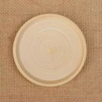 Тарелка для декора «Классика», дерево, заготовка для творчества, росписи, 11 см