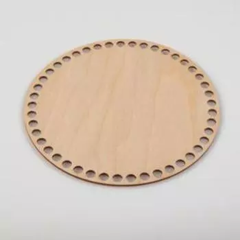 Заготовка для вязания "Круг", донышко фанера ЭКСПОРТ, 20 см, d=9мм