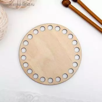 Заготовка для вязания "Круг" фанера 10 см
