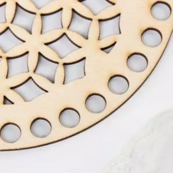 Заготовка для вязания "Круг. Косичка" 15 см