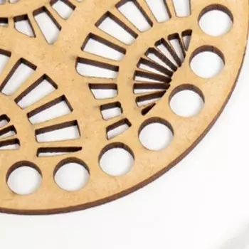 Заготовка для вязания круг "Солнце" донышко 10 см