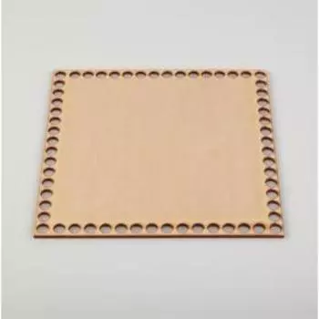 Заготовка для вязания "Квадрат", донышко фанера ЭКСПОРТ, 19.5×19.5 см, d=9мм