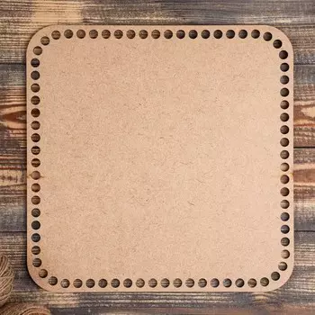 Заготовка для вязания "Квадрат скруглённый", донышко хдф, размер 3030 см