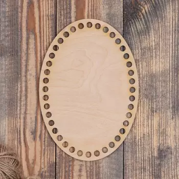 Заготовка для вязания Овал фанера 20х14,5 см , д 8 мм