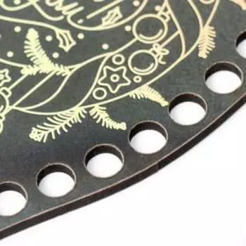 Заготовка для вязания "Следок. С Новым Годом!" 25х12 см