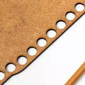 Заготовка для вязания "Варежка. Глухая" 24х16 см