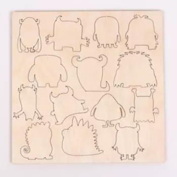 Заготовки для творчества «Монстры»