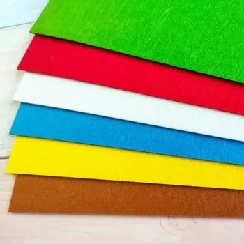 Заготовки для творчества «Набор фетра», 6 цветов