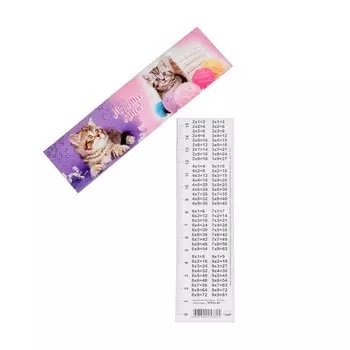Закладка "Кошки" 45 х 162 мм МИКС