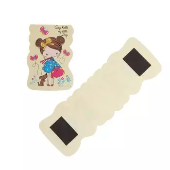 Закладка на магните "Девочка"