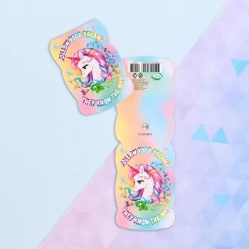 Закладка на магните "Единорог" 6х8,2 см