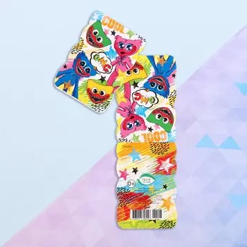 Закладка на магните "Веселые монстрики" 6х8,2 см