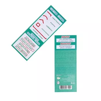 Закладка-памятка "Состав слова" 6х16см