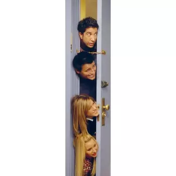 Закладка с резинкой. Friends