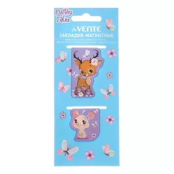 Закладки магнитные 2 штуки, deVENTE Funny Tales блистер 8065316