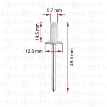 Заклепка лючка Toyota 9026906013