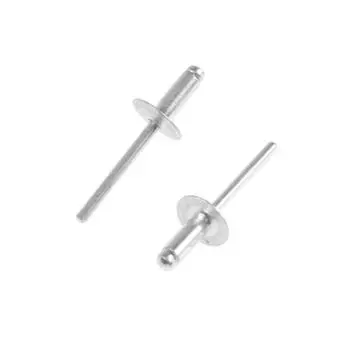 Заклепки вытяжные ТУНДРА krep, алюминий-сталь, увел.борт 14 мм, 4.812 мм, 250 шт.