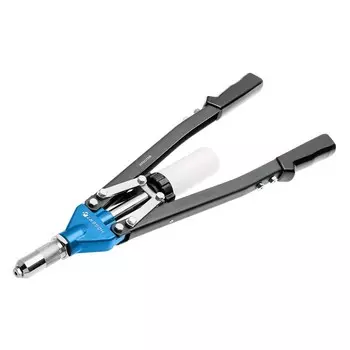 Заклепочник HOEGERT HT2C156, ручной, 5 сменных головок до 6.4 мм, 530 мм