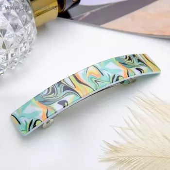 Заколка - автомат для волос «Электро», 8.3 см, МИКС