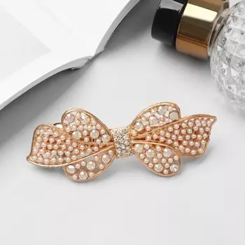 Заколка - автомат для волос «Элси», бант, 9.5 см