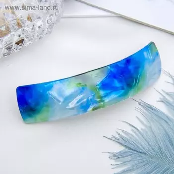 Заколка - автомат для волос «Космос», 8.6 см, МИКС