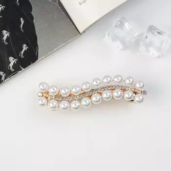 Заколка - автомат для волос «Олимпия», волна, 8.5 см