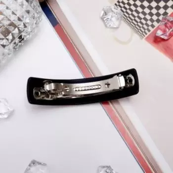 Заколка-автомат для волос "Перо" прямой блеск, 10,5 см, микс