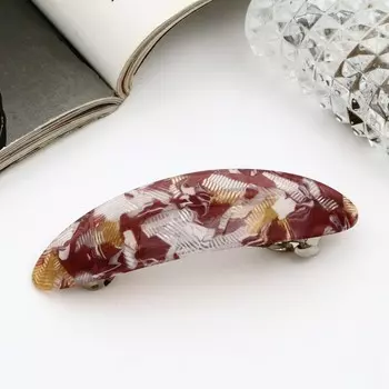 Заколка-автомат для волос "Рапсодия" 9 см, микс