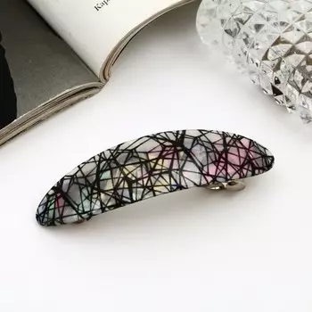 Заколка-автомат для волос "Толиман" паутина, 8 см