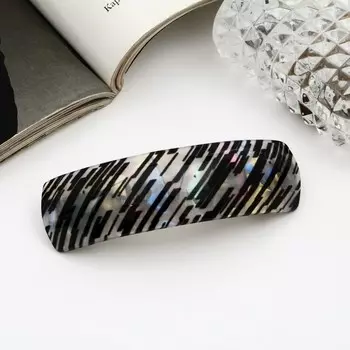 Заколка-автомат для волос "Толиман" полосы, 8 см