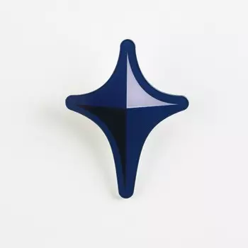 Заколки для волос «Сюрикен», аниме, 3,7 х 3,7 х 1 см