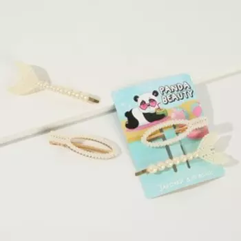 Заколки для волос "Panda beauty", 2 шт.